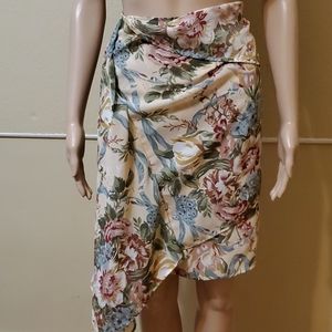 Vintage Roses The Limited Faux Wrap Skirt